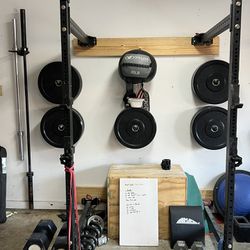 Complete Home Gym With Bumper Plates