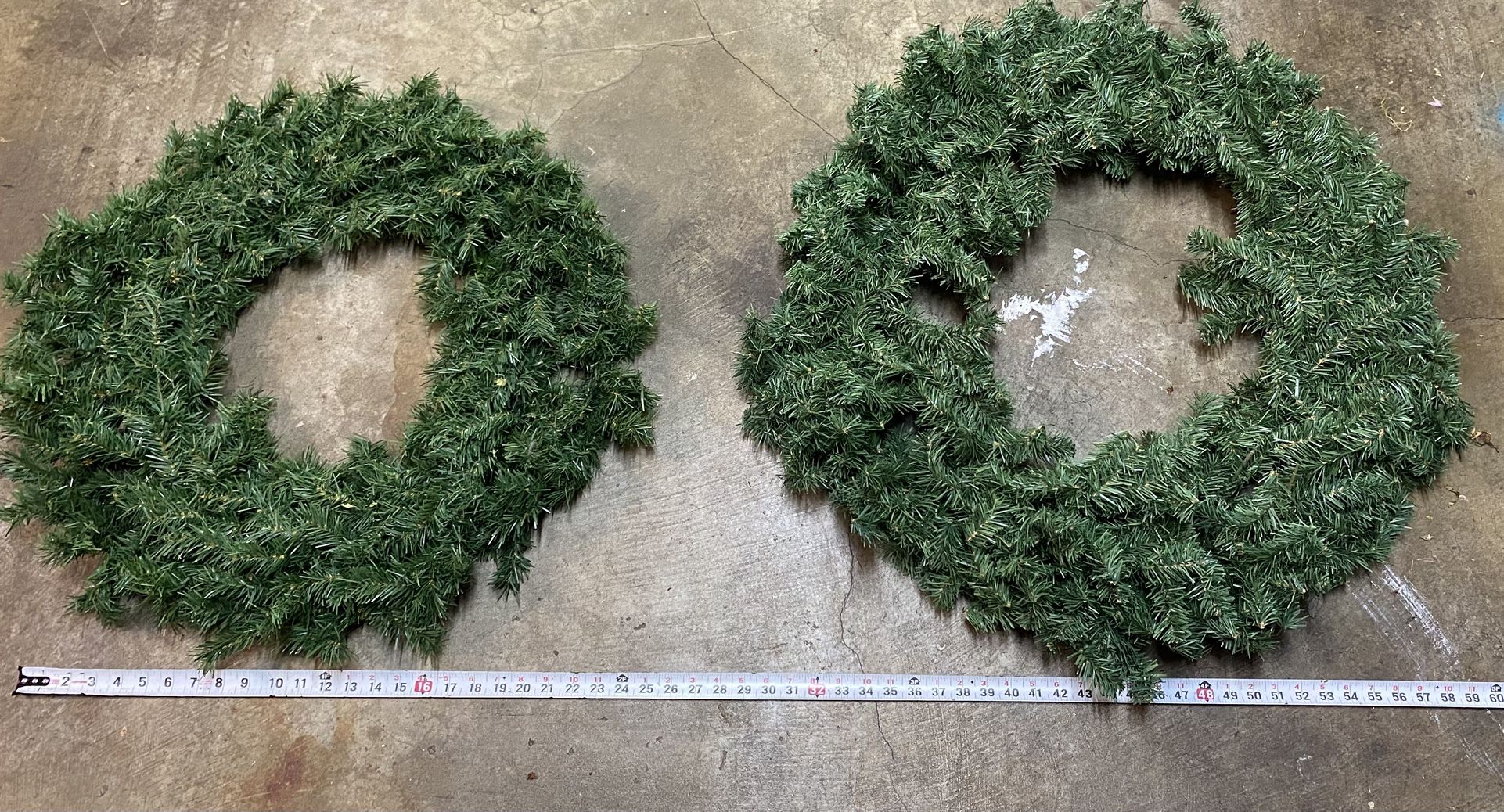 Faux Greenery Wreaths