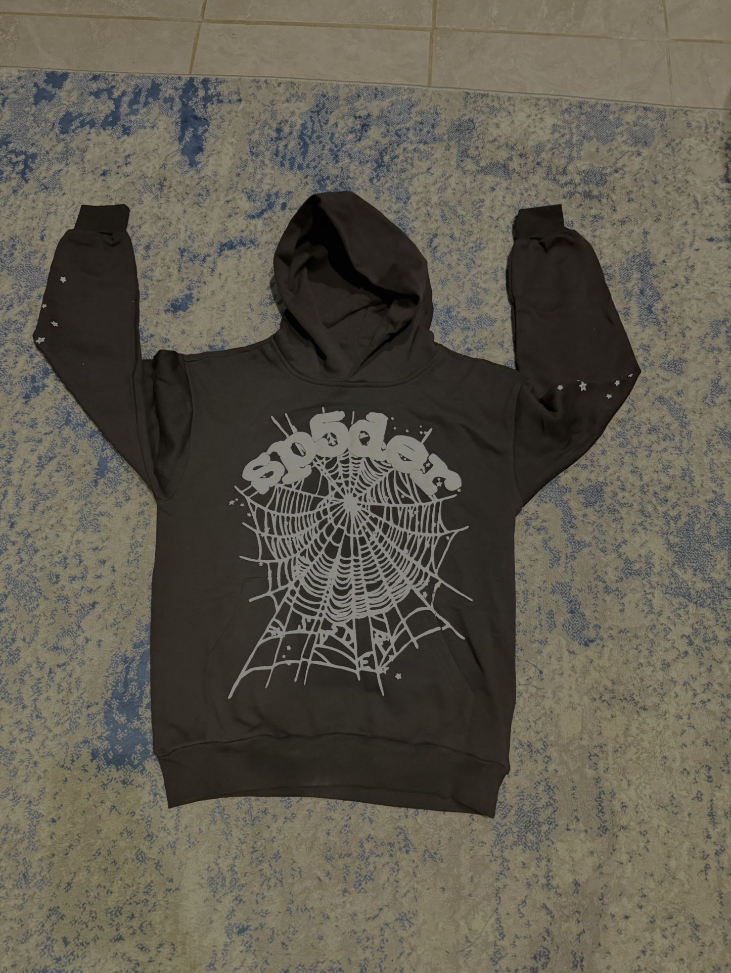 Sp5der OG Web Hoodie – Black, Size Small – Authentic Streetwear 