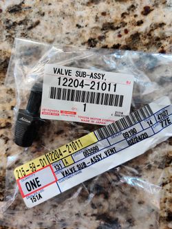 PCV valve for 2004 - 2009 Prius. NEW