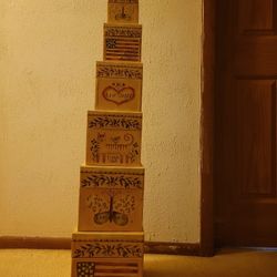 Stackable Nesting Boxes Decorative