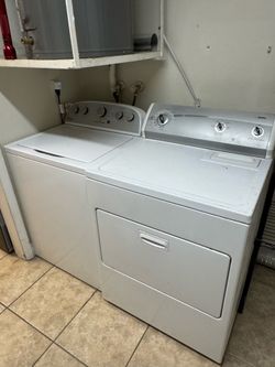 Washer and dryer