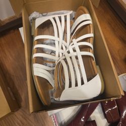 White Strap Sandals 