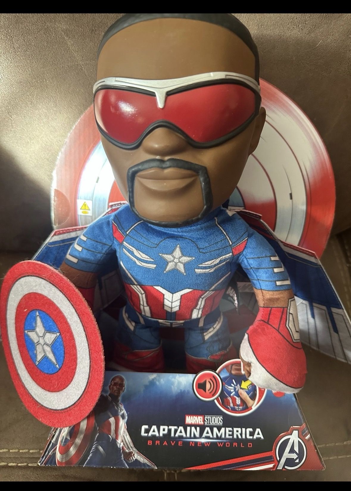 New marvel captain America figure with sound