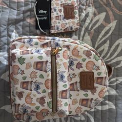 Soft Tag Loungefly Mini Backpack And Matching Wallet 