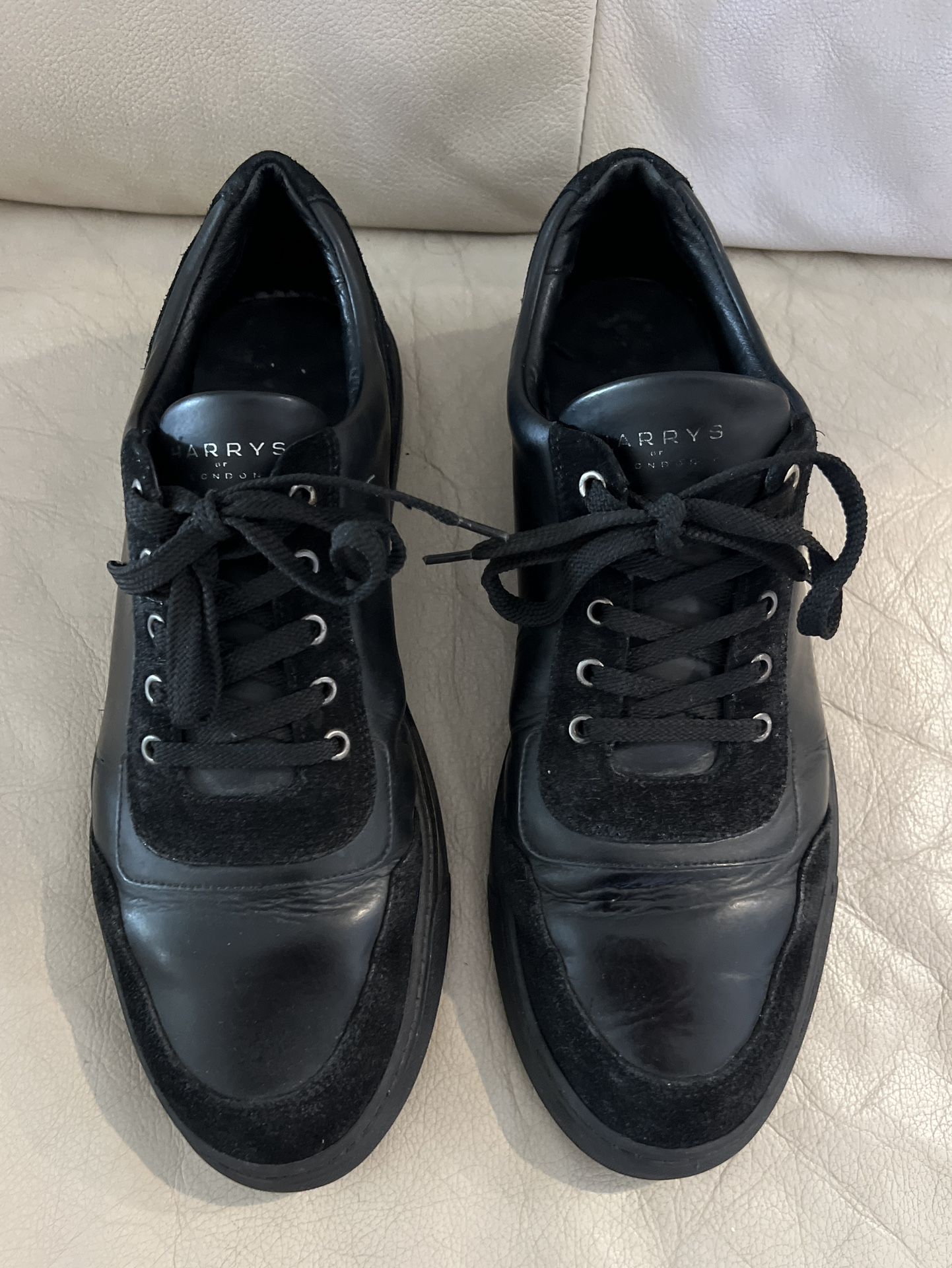 Harrys of London black trainers size 12