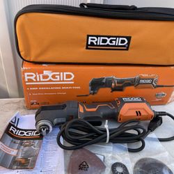 RIDGID 4 Amp Corded Oscillating Multi-Tool