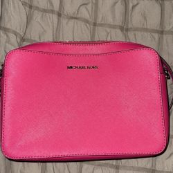 Hot Pink Michael Kors Crossbody Bag $30
