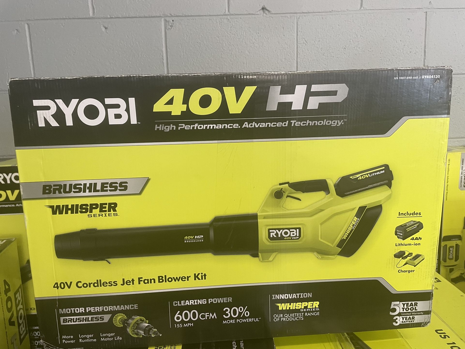 Leaf Blower Ryobi 40v Leaf Blower