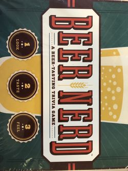 Game Beer Nerd New in Box