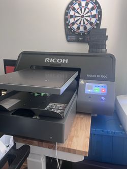 Used Ricoh RI1000 DTG Printer & Accessories