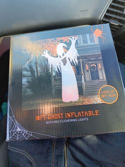 Halloween decorations blow up ghost