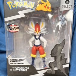 Pokemon Select Cinderace Action Figure 6"