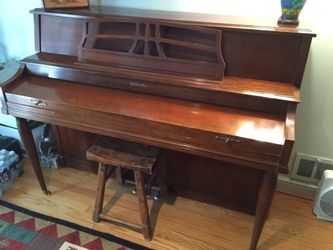 Price slashed Baldwin Accrosonic, upright cherry piano