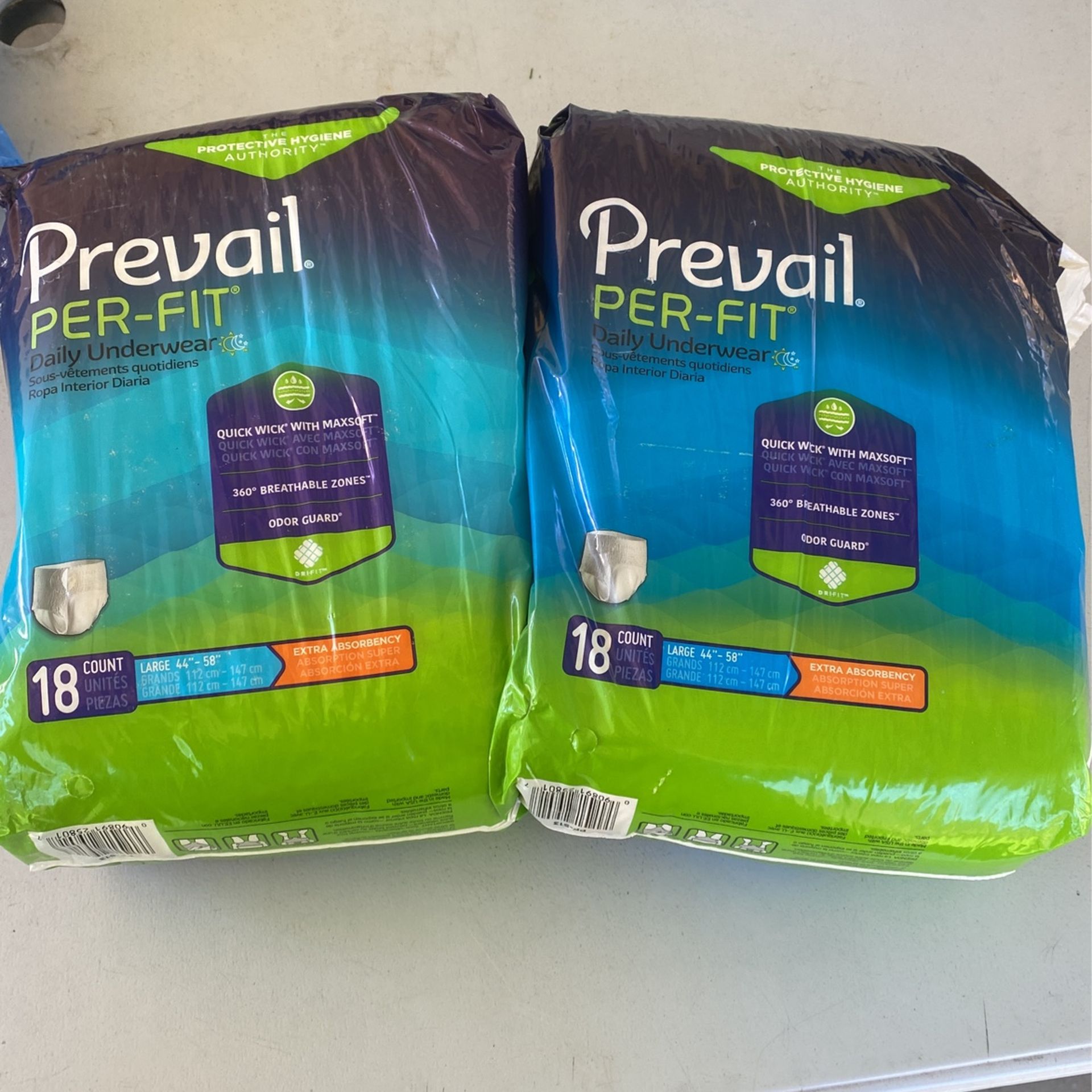 Prevail Pre-Fit Daily Underwear