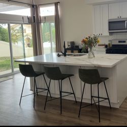 Green Counter Stools