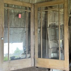 French doors double doors antique old beautiful