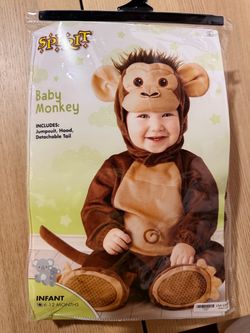 Monkey Halloween costume for babies