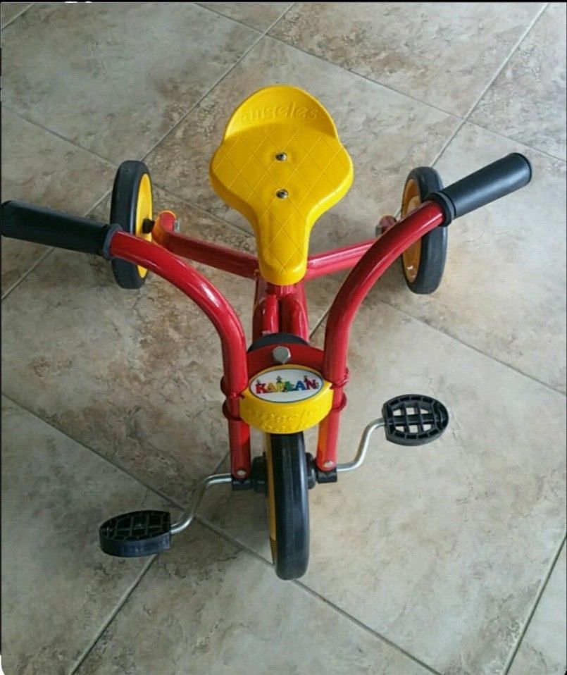 Kaplan Toddler's Red And Yellow Trike