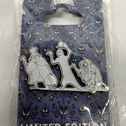 WDI Disney Mansion Ghosts at Disneyland HHG in Their Trademark Pose LE 300 Pin