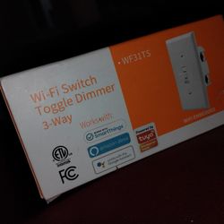3-Way Smart WiFi Dimmer Light Switch, in-Wall, No Hub Required, Compatible with Alexa and Google Home (WF31S)
