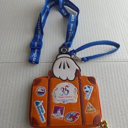 Lanyard and Card Holder -Tokyo Disneyland 35th anniversary small bag