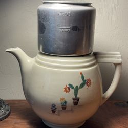 Dripolator By Enterprise Aluminum Company Cactus Pattern 