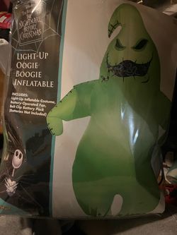 Nightmare Before Christmas Light-Up Oogie Boogie Inflatable Costume