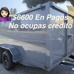 New 8x4x12 Hydraulic Dump Trailer 