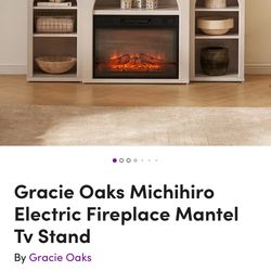 Fireplace  Mantel TV Stand