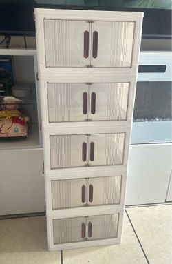 5 Tier Storage Cabinets With Wheels