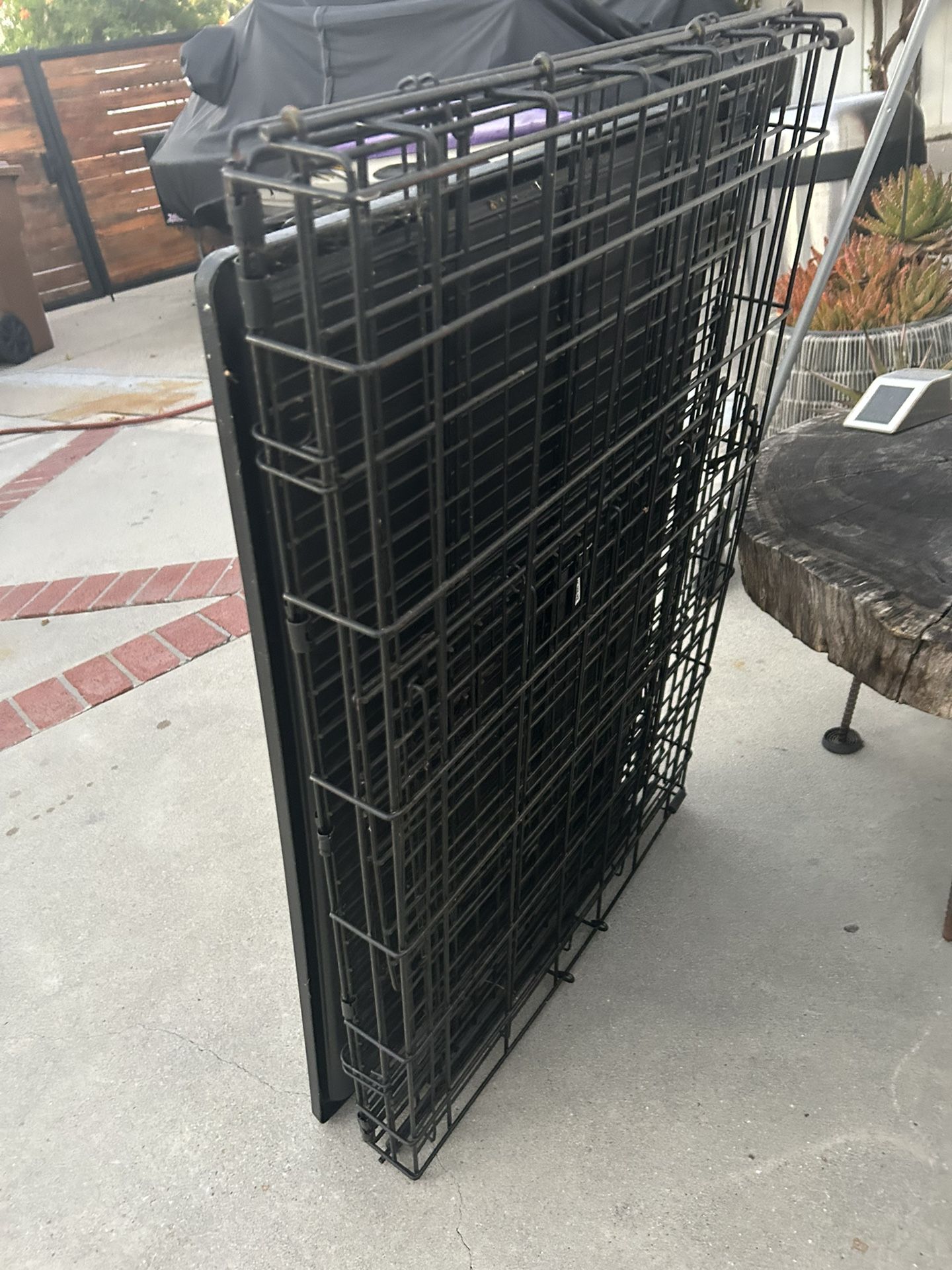 ~MidWest Homes Dog Crate 2 Door Black 36x 23~