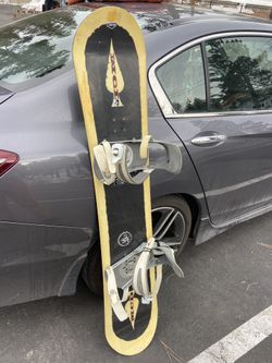 snowboard with bindings 144cm