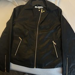  Kenneth Cole Faux Leather Jacket  $40.00