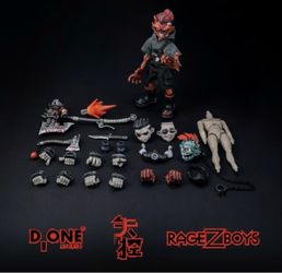 D_ONE STUDIO RAGE-ZBOYS Yazai 1/12 Scale 6in Out of Control Edition
