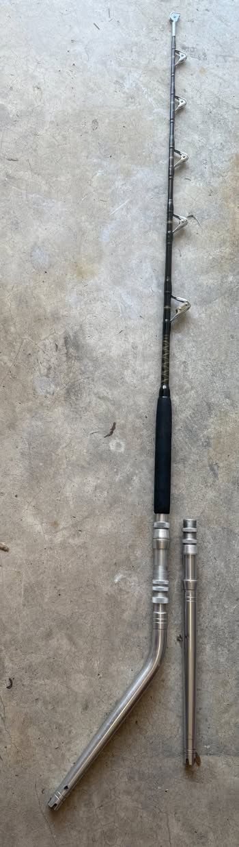 Tackle Unlimited 80lb Big Game Fishing Rod with two Butts