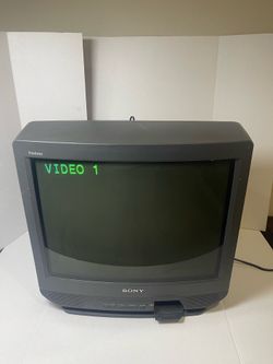 20” Sony Trinitron KV-20S42 Rare Curved Screen Retro Gaming Geometry