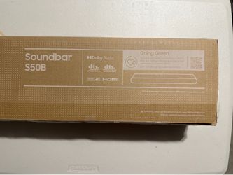Samsung 3.0Ch Soundbar with Built-in Woofer - Gray (HW-S50B): Bluetooth & HDMI Connectivity