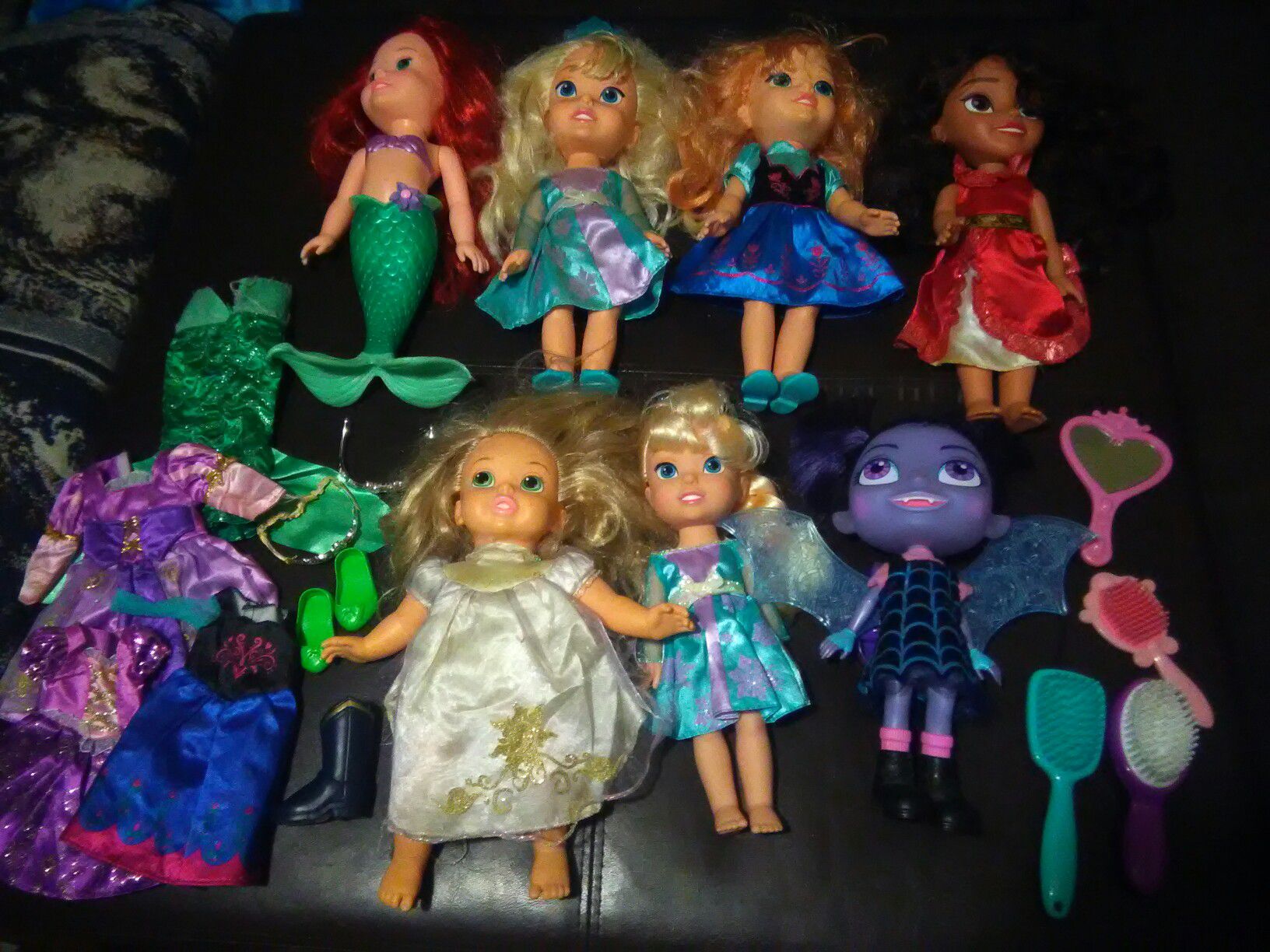 Disney Princess Dolls Lot