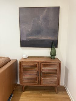 Acacia wood Accent Cabinet