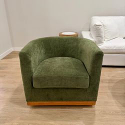 New Green Swivel Accent Chair