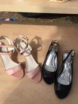 3 Pair of ladies heels Size 8