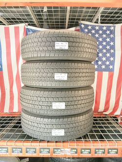 🇺🇸 4 GREAT USED TIRES P245/75R17 MICHELIN LTX M/S2 ALL SEASON JEEP TRUCK SUV USED TIRES 245 75 17
