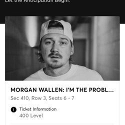 Morgan Wallen Tickets Aug. 2
