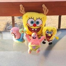 SpongeBob Plush Lot of 4