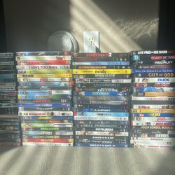 Over 85 DVD’s including Blue-Rays! 