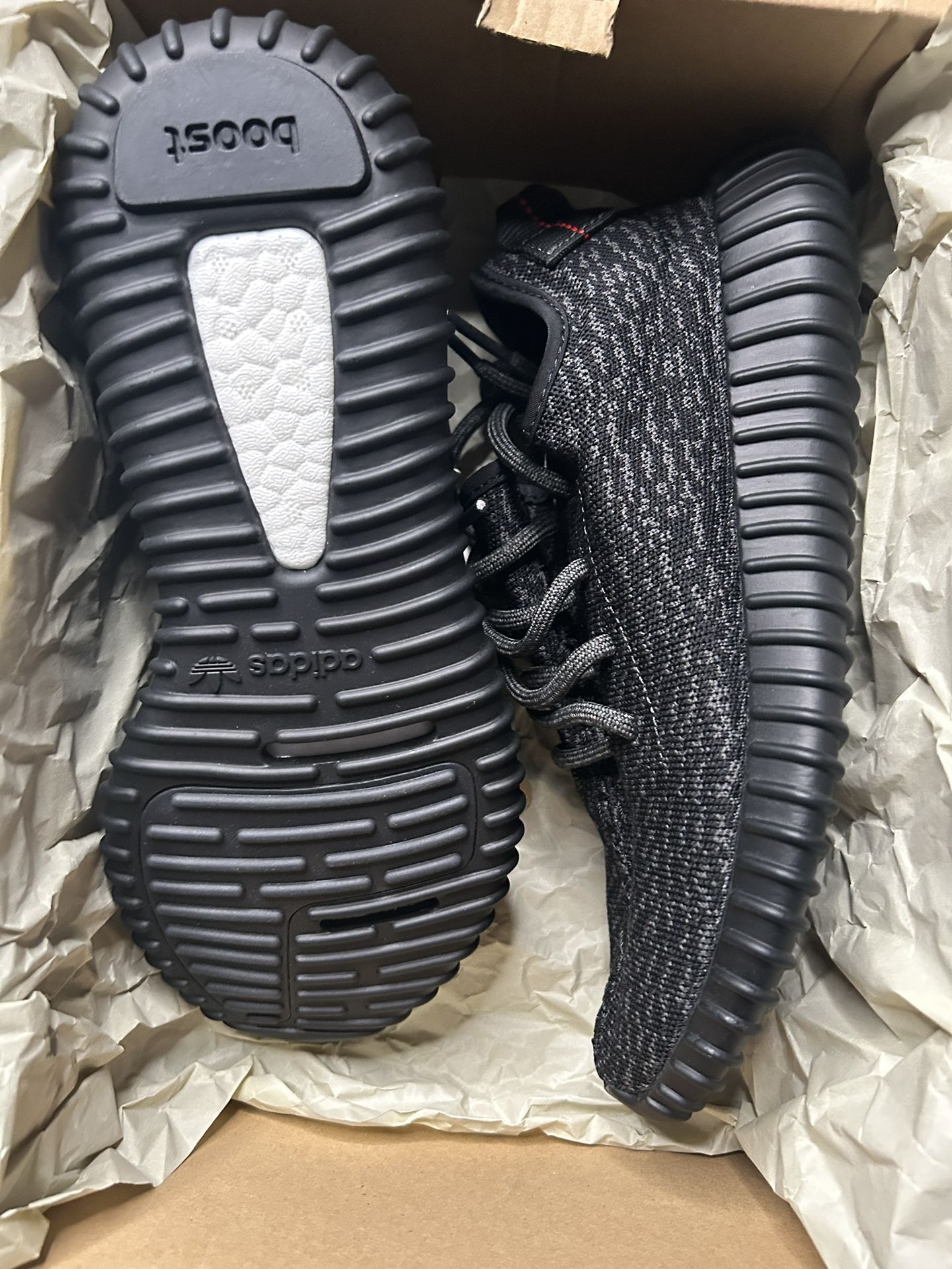 Adidas Yeezy 350 Pirate Black Size 6 New
