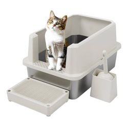 Stainless Steel Cat Litter Box
