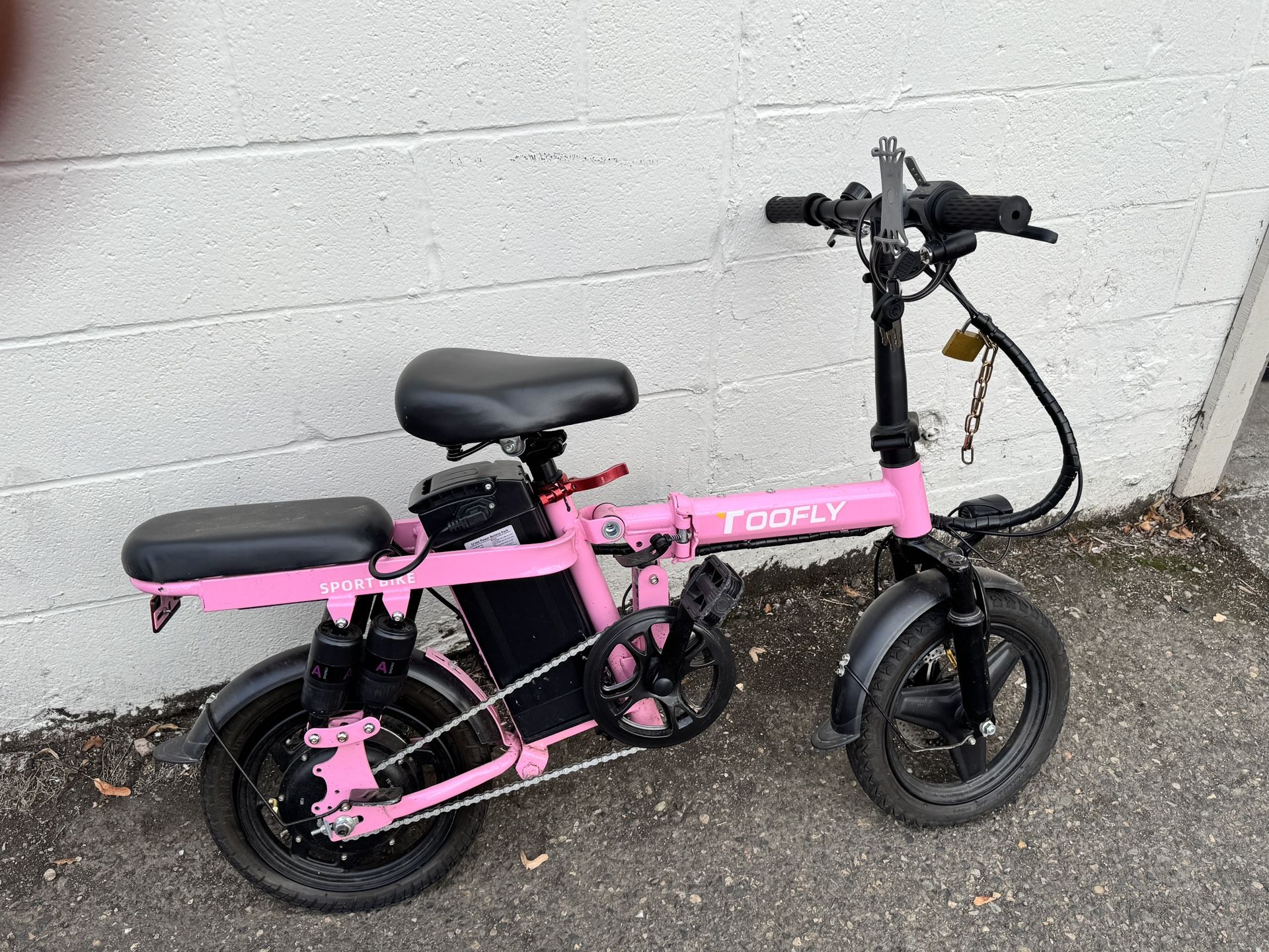 two Electric Tandem Folding Bicycles Built For Two Available