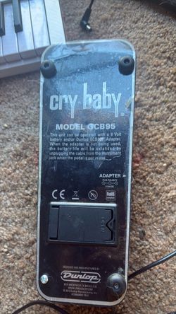 SELL THIS WEEKEND Wah pedal Dunlop Crybaby CGB95 w/adapter